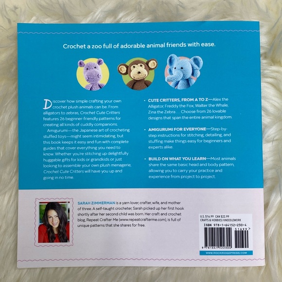 🩷🩵Crochet Cute Critters: 26 Easy Amigurumi Patterns - Picture 9 of 9